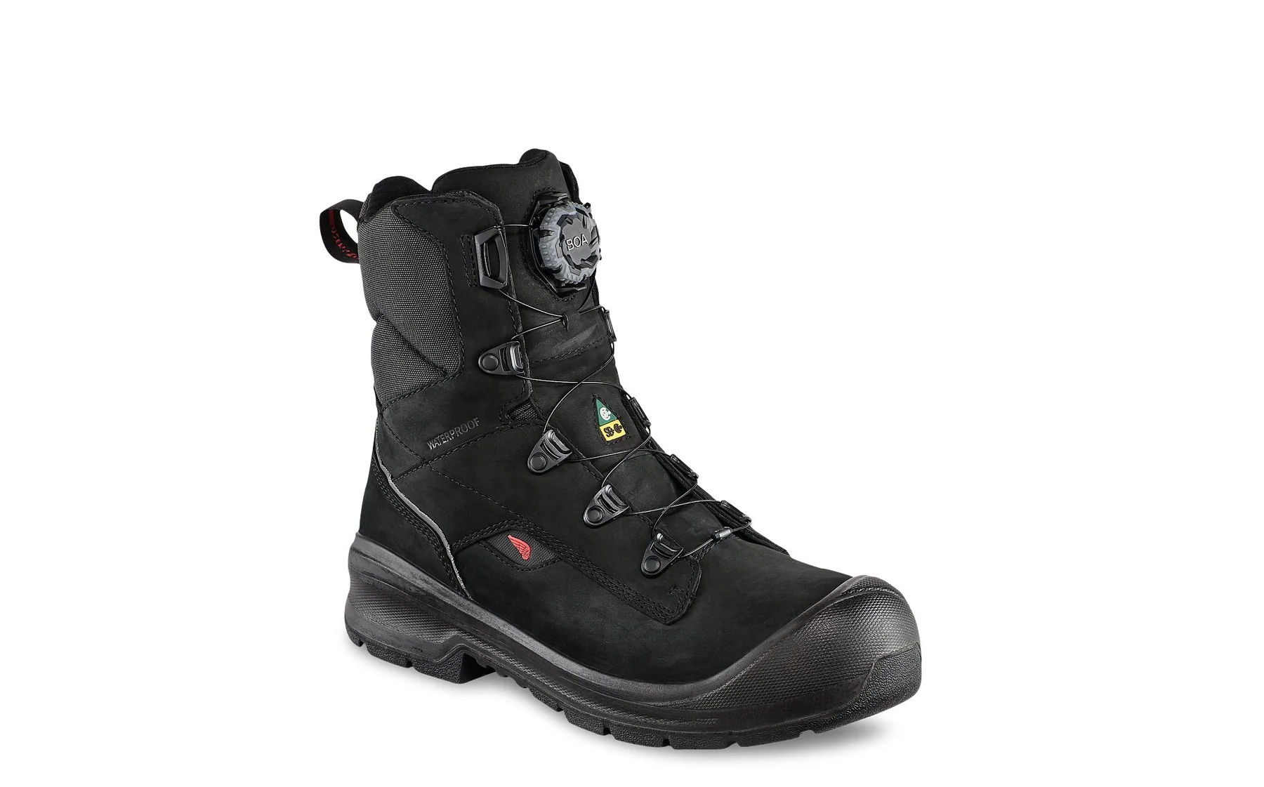 Red Wing Versapro 3031 8" Lace Boot Black